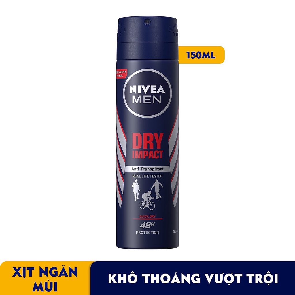 Xịt ngăn mùi Nivea Men ĐỦ LOẠI (150ml)