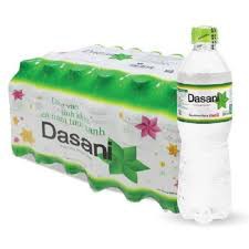 Thùng nước suối tinh khiết dasani chai 500ml x24 chai