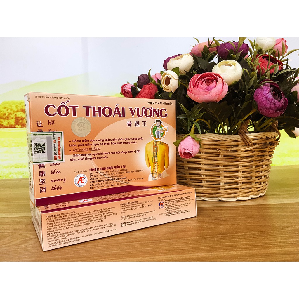 Cốt thái vương  - hộp 3 vỉ x 10 viên nén | Thế Giới Skin Care