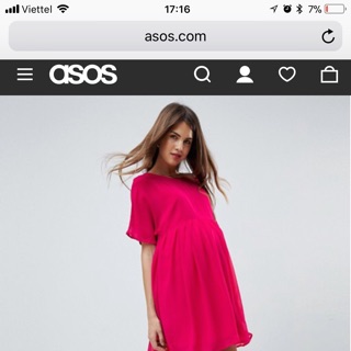 Đầm bầu Asos