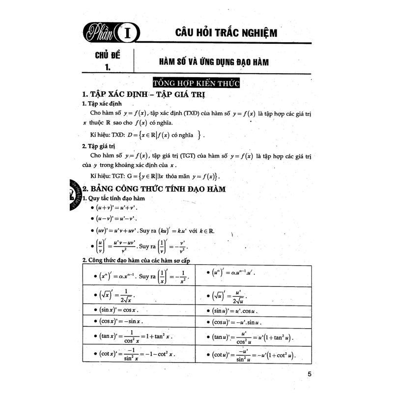 Sách - Câu hỏi và bài tập trắc nghiệm toán 12