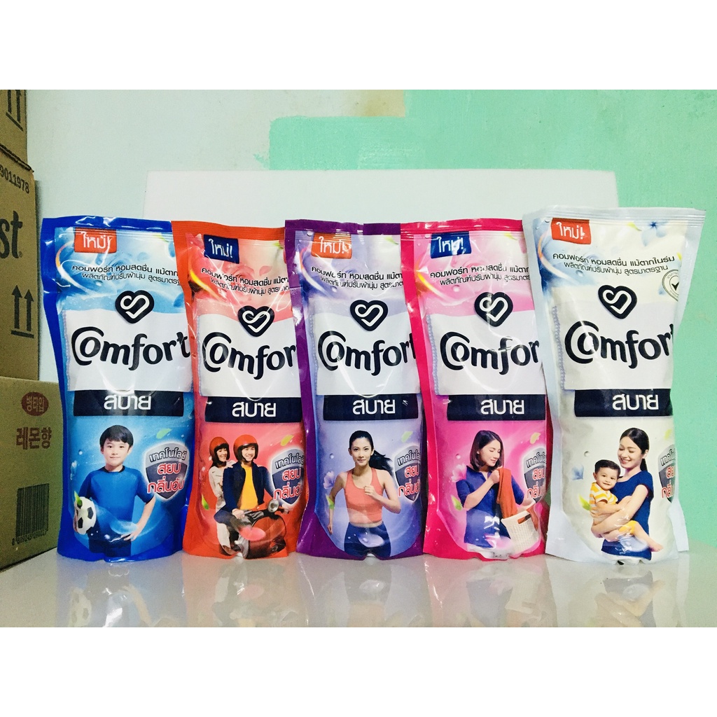 Combo 5 Gói Nước Xả Vải Comfort 580ml Thái Lan