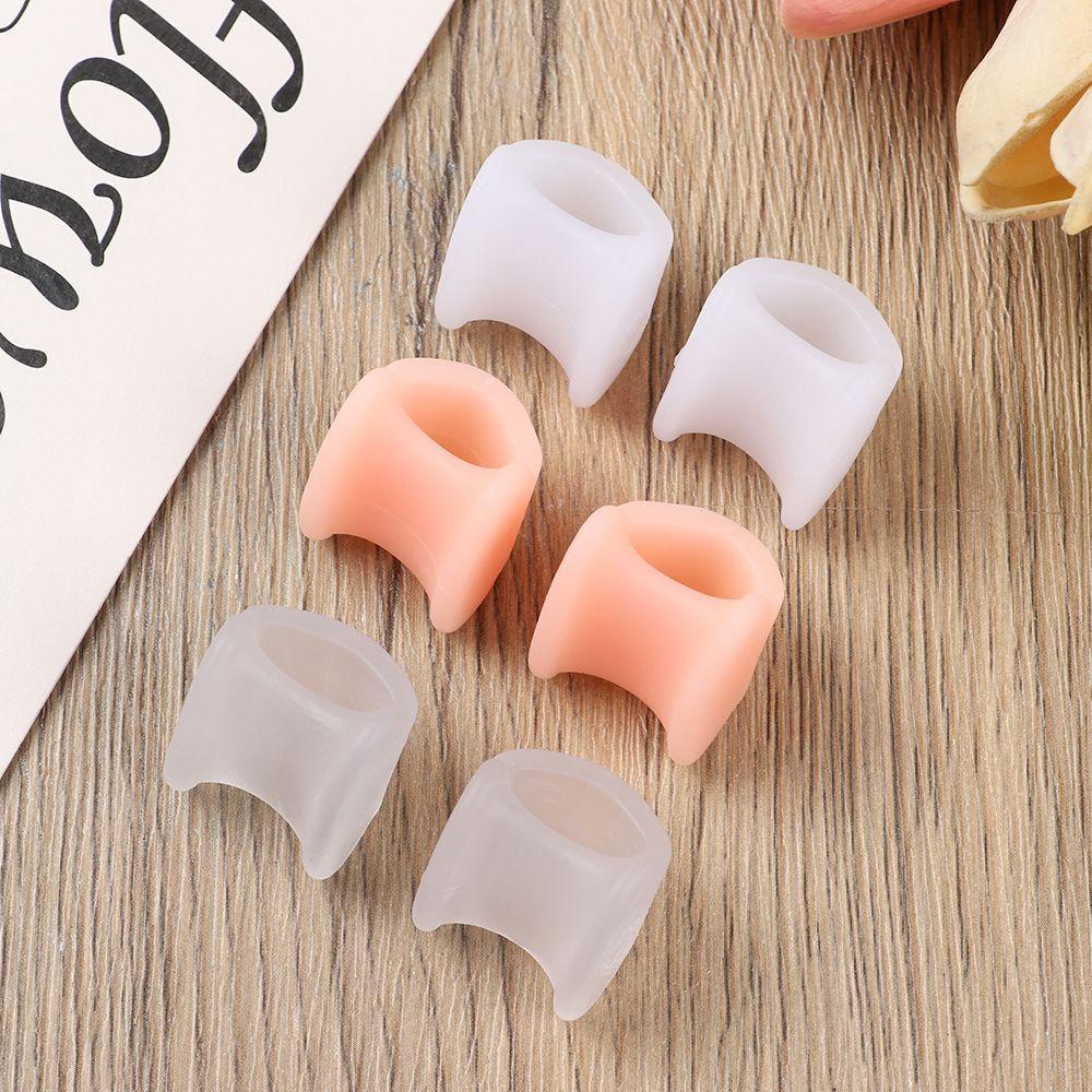 CLEVER 1Pair Toes Separator Silicone Hallux Valgus Corrector Bunion Bone Ectropion Adjuster Bunion Adjuster Toes Outer Appliance Thumb Valgus Protector