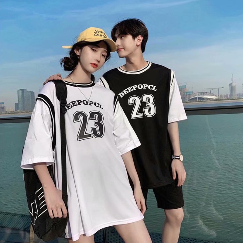Áo thun Unisex form rộng tay lỡ, Áo phông nam nữ cotton thấm hút, dày dặn mềm mịn họa tiết 23