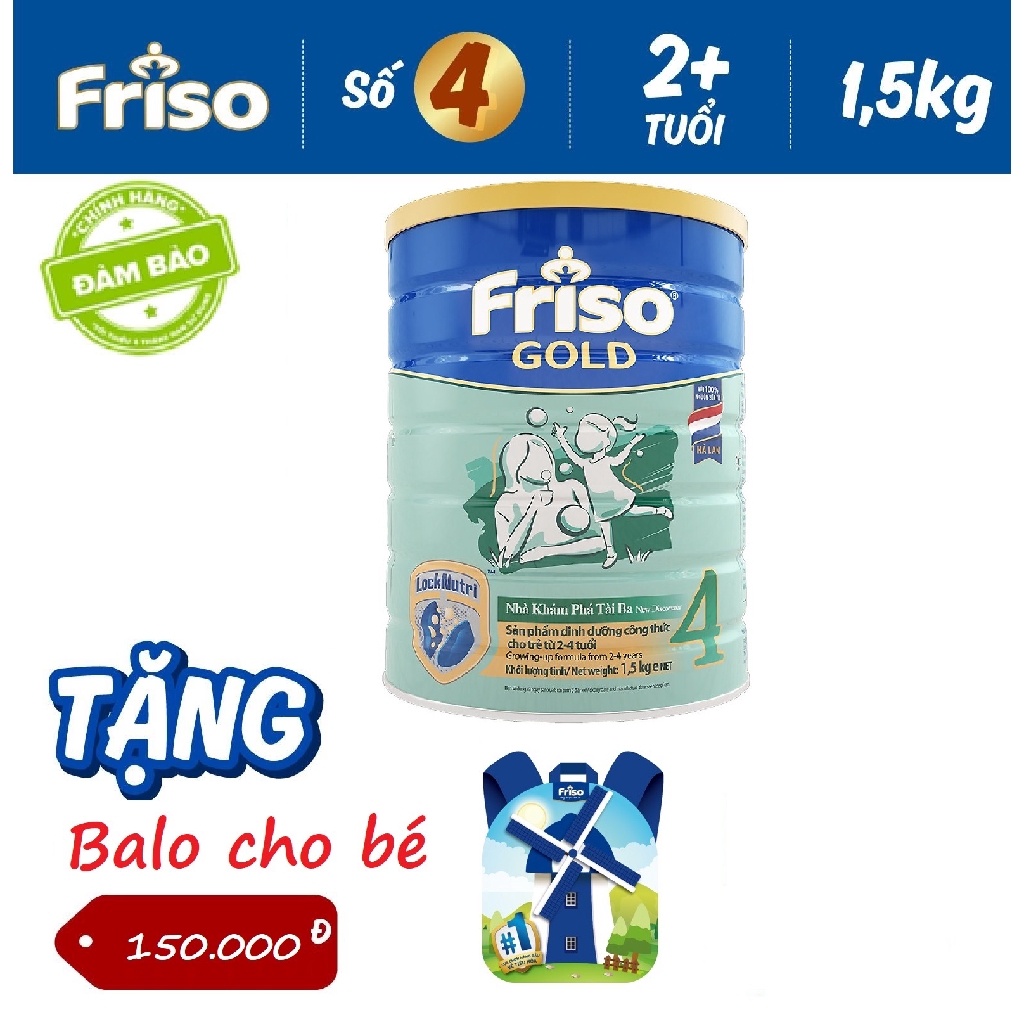 Sữa Friso gold 4 1,5kg( date t3/2023)