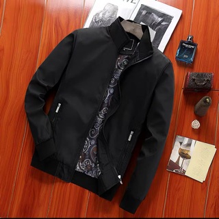 Mùa xuân và mùa thu trung niên áo khoác nam cha Áo mùa xuân mỏng phần quần áo nam giản dị 40 tuổi 50 dày trung niên