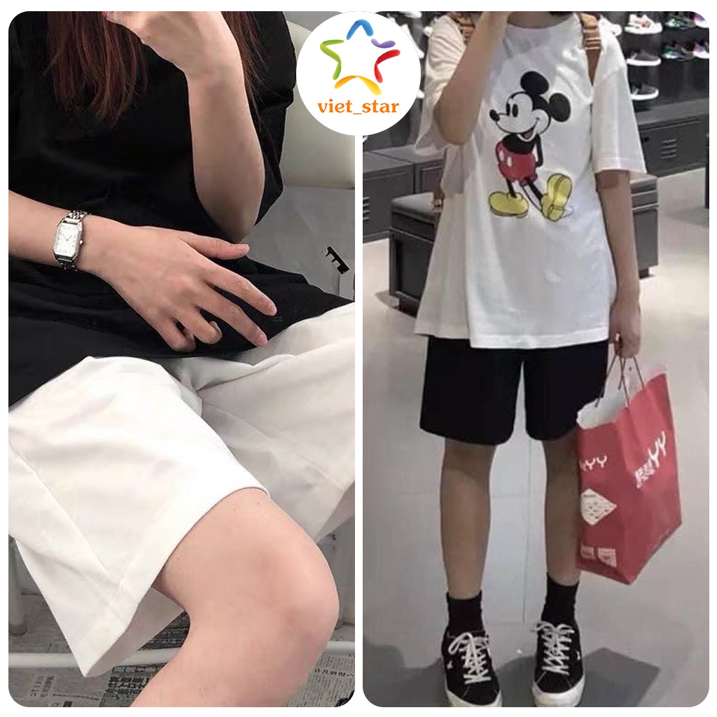 Quần Short Đùi Bazic Nam Nữ Chất Thể Thao Dầy Mịn Ulzzang_VIETSTAR