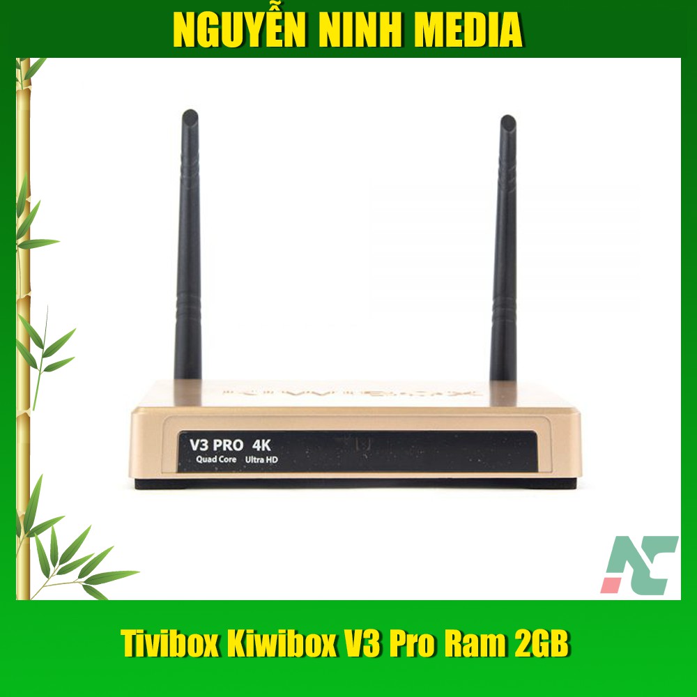 [Mã ELMS5 giảm 7% đơn 300k] Tivibox Kiwibox V3 Pro Ram 2GB Hàng chính hãng (Tặng chuột không dây Forter i210 )