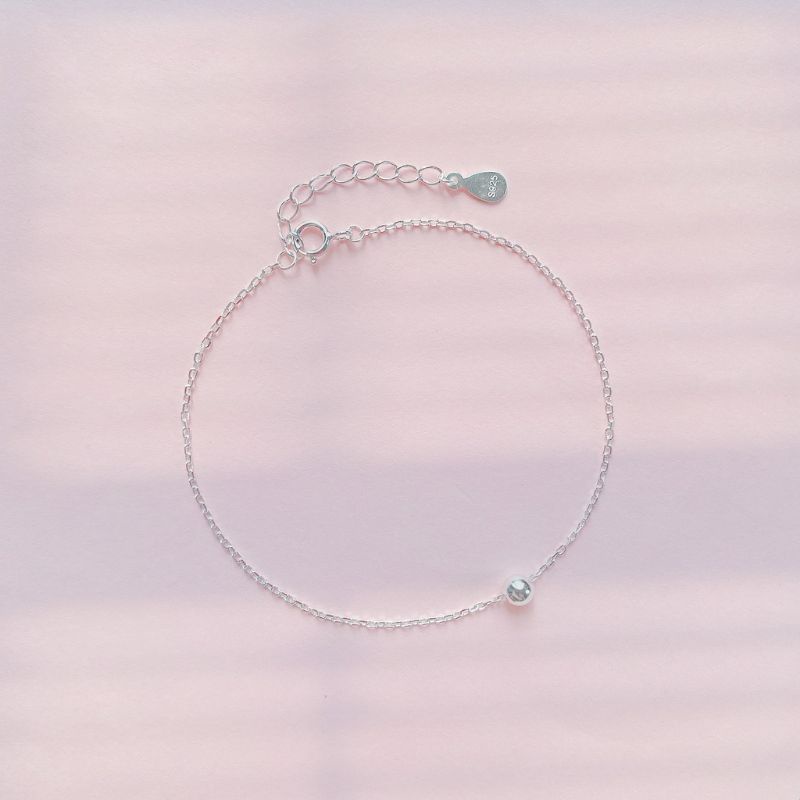 Lắc tay bi bạc basic 🌼YN JEWELRY