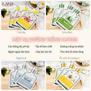 Mặt nạ chai dưỡng trắng da M.pros