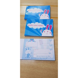 Combo 25 cuốn phiếu giao hàng