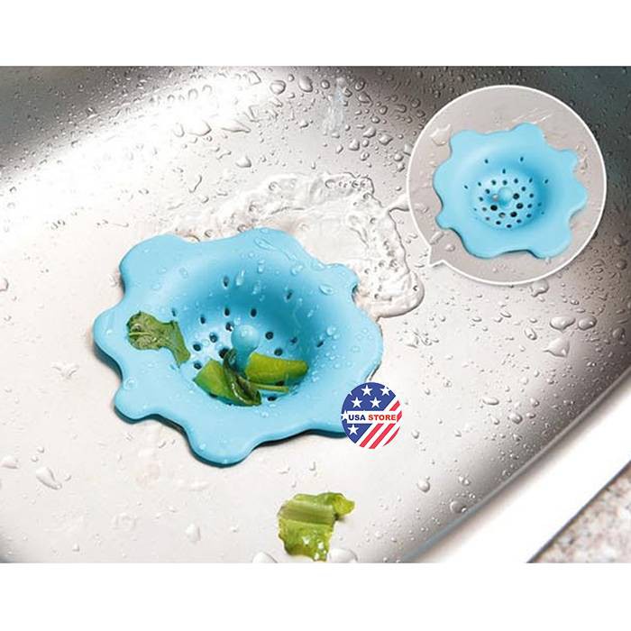 Giỏ Chặn Lọc Rác Bồn Rửa Bát Kiểu Bông Hoa - Dễ Dàng Đổ Rác Nhanh Chóng, Sạch Sẽ