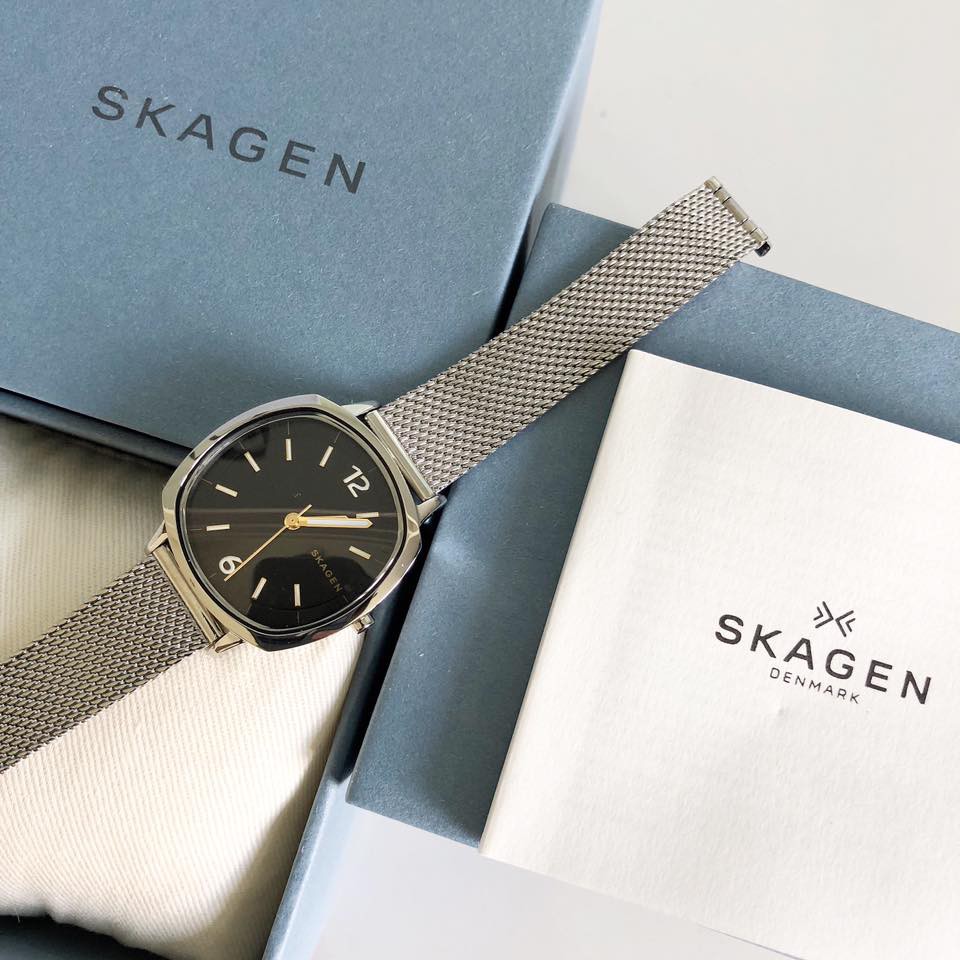 Đồng Hồ Nữ Skagen Rungsted SKW2628 Mặt Đen