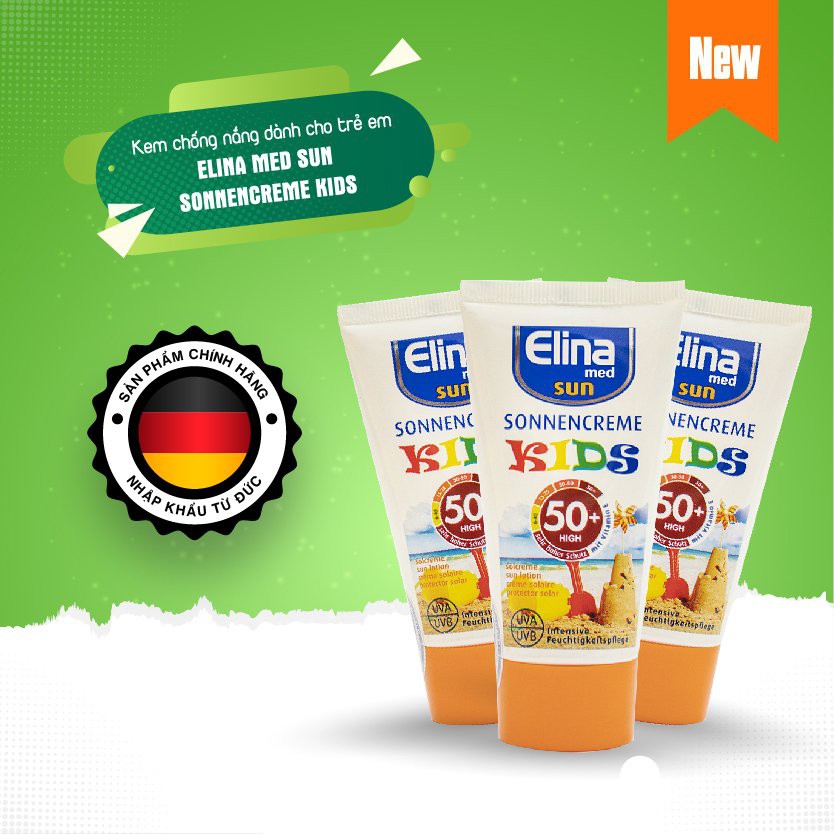 Kem chống nắng dành cho trẻ em ELINA MED SUN SONNENCREME KIDS