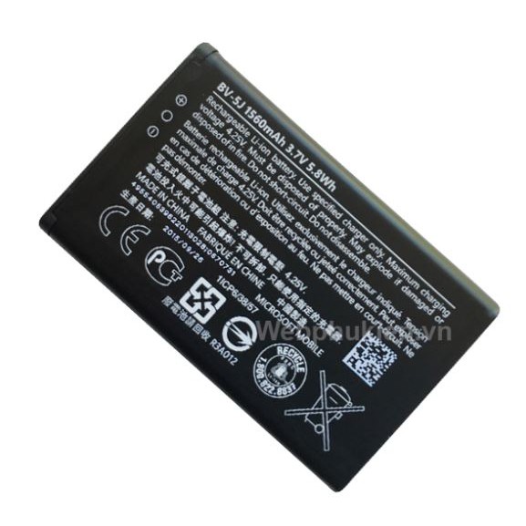 Pin Dành Cho Điện Thoại Nokia Lumia 435 BV-5J xịn