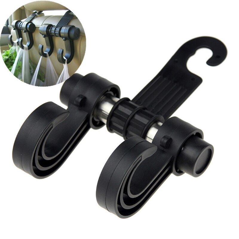 Giá Đỡ Treo Vật Dụng Có Móc Đôi Thông Dụng Cho Ghế Ngồi Xe Hơi