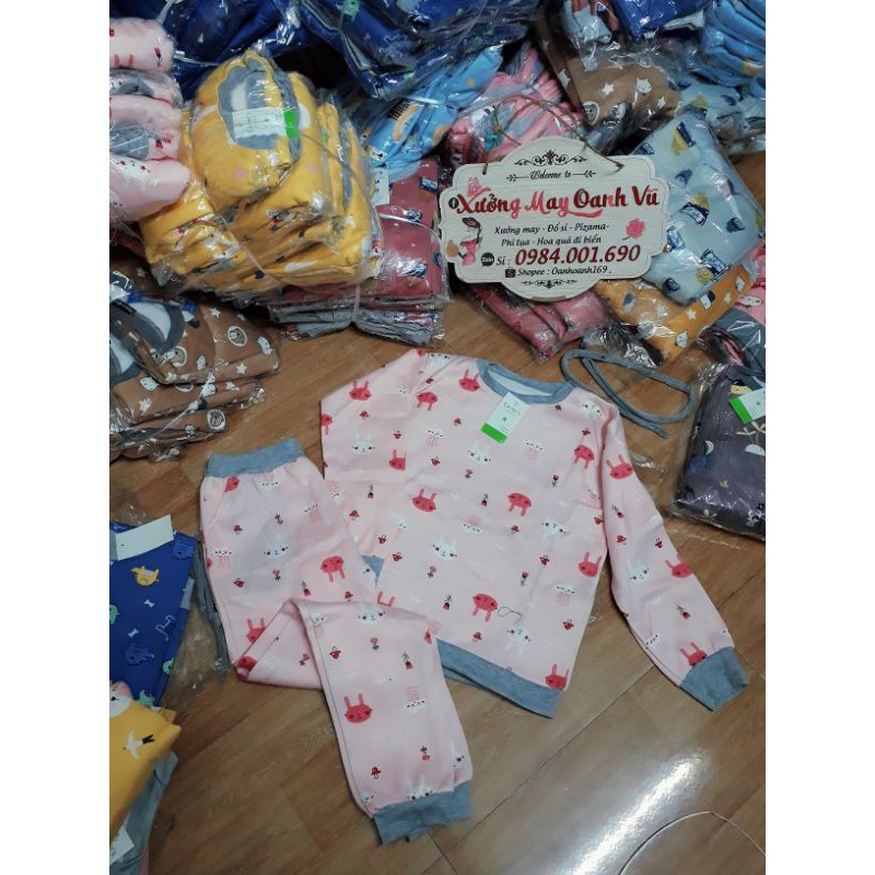 [Sỉ 5x6x] combo 10b Bộ nỉ bông loại 1 nhiều màu