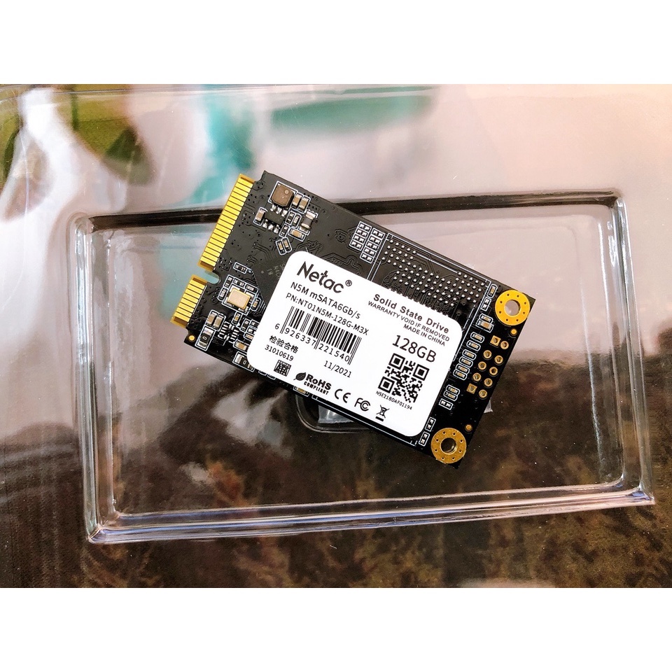 SSD Netac mSATA 128GB N5M SATA3 6Gbs Chính Hãng Dùng Cho Laptop PC - Mới Bảo hành 36 tháng