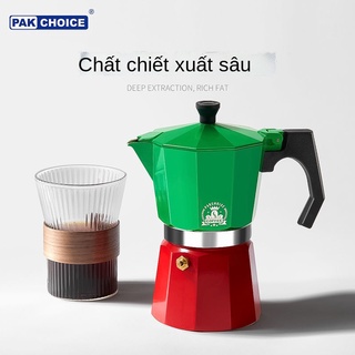 ₪⊕Moka pot Máy pha cà phê điện Máy pha cà phê ngoài trời Gia đình Bộ máy pha cà phê nhỏ giọt Ý