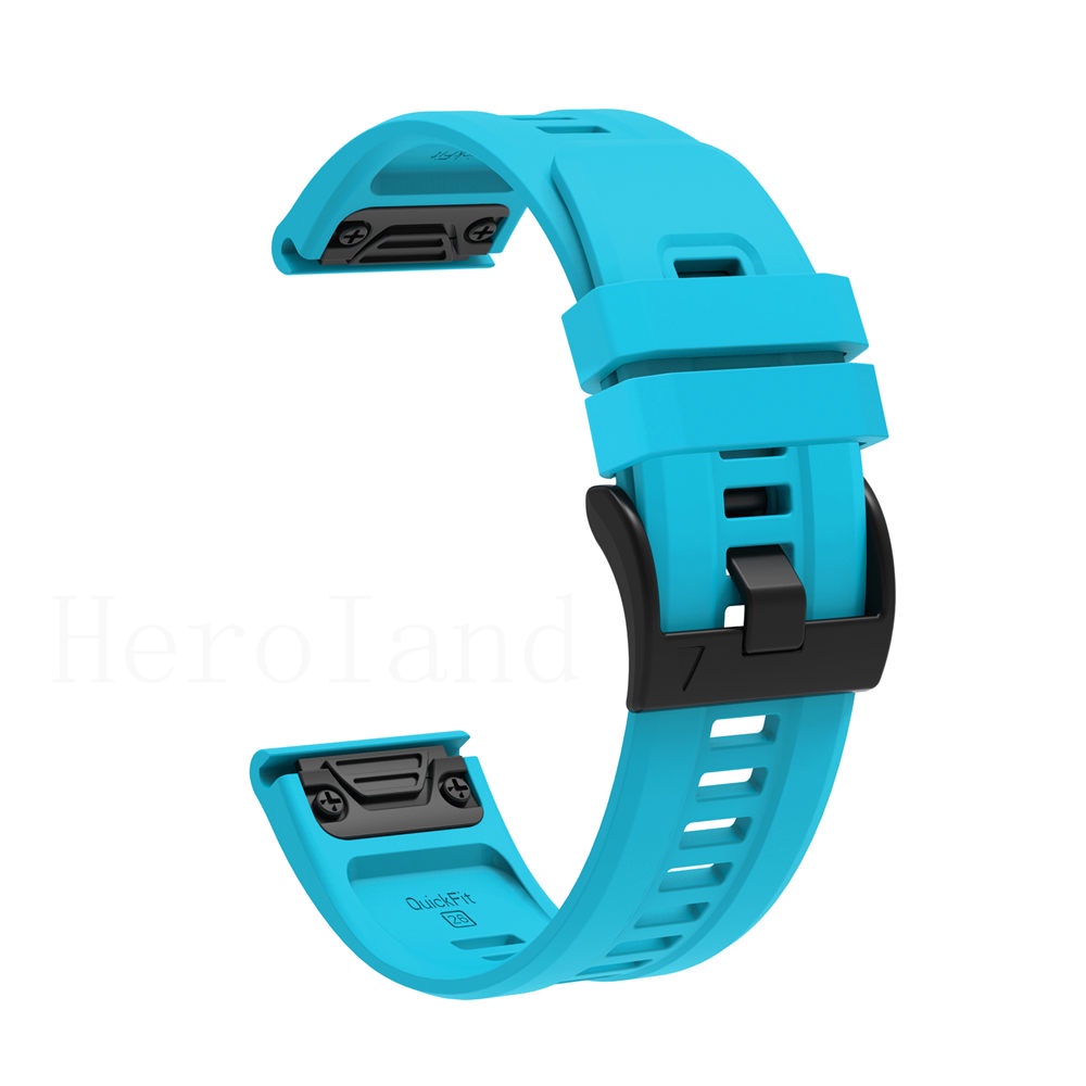 Dây Đeo Bằng Silicone 26mm Cho Garmin Fenix 7X 6X 6XPro 5X Easyfit Garmin Fenix 3 HR