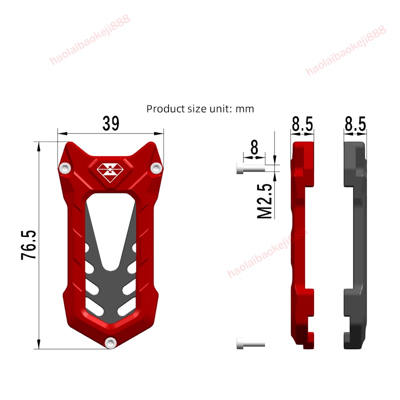 Vỏ Bảo Vệ Chìa Khóa Điều Khiển Từ Xa Chống Trầy Xước Cho Xe Mô Tô Honda PCX160 key ADV 160 Click 160 Airblade 160 Phù Hợp