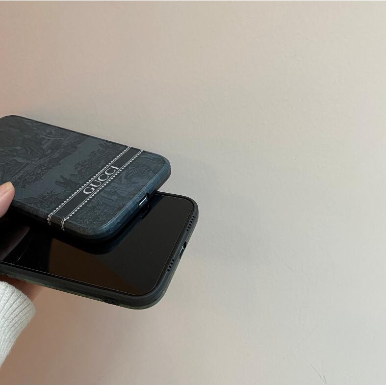 Ốp Điện Thoại Mềm Họa Tiết Gucci Cho iPhone7 / 8 / se2 7Plus / 8plus iPhonex / xs Xsmax 11 11Pro 11Promax 12 12Mini 12Pro 12Promax