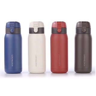 Bình giữ nhiệt Lock&lock LHC3233 có dây treo, quai xách, nút ấn 370ml nhỏ gọn