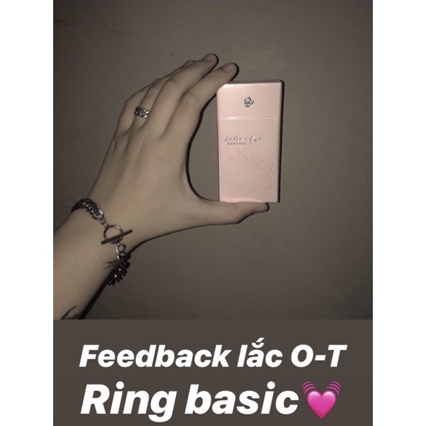 Nhẫn Nam Nữ Trơn Basic Bằng Thép Titan Chống Gỉ, Nhẫn Trơn Dạng Xoắn Phù Hợp Để Mang Đôi,Couple Unisex
