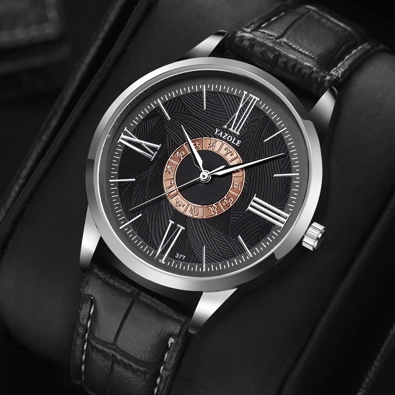 Đồng hồ đeo tay chạy pin thiết kế chòm sao đơn giản phong cách công sở thời trang cho nam