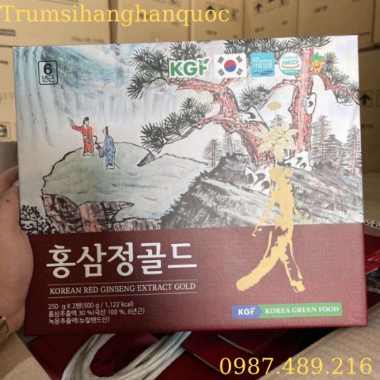 CAO CHIẾT XUẤT HỒNG SÂM HÀN QUỐC - Hộp 2 lọ 250gr [ Hàng Mới Về ]
