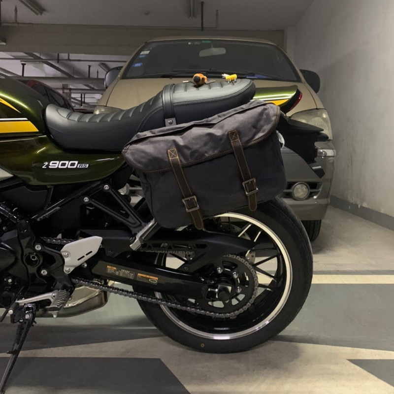 Túi Da Canvas Gắn Hông Xe Mô Tô Kawasaki Z900Rs Chất Lượng Cao