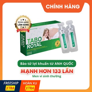 [Kèm Quà Tặng]TABO ROYAL - Sản phẩm cao cấp Bào tử lợi khuẩn Anh Quốc  cho táo bón