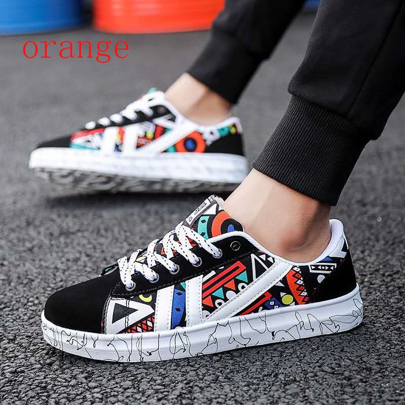 🔥🔥Giày thể thao Canvas họa tiết Graffiti cổ điển dành cho nam | BigBuy360 - bigbuy360.vn