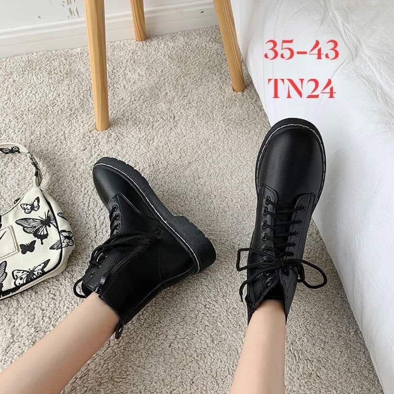 (ORDER BIGSIZE) Bốt dây khóa kéo bên hông big size (35-43) bốt nữ 35 36 37 38 39 40 41 42 43