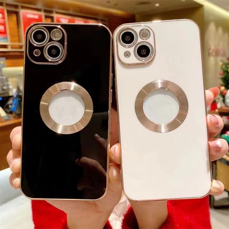 Ốp Điện Thoại iPhone 13 12 11 Pro max case ốp lưng điện thoại i phone 13 12 promax Silicon Trong Suốt In Logo Sang Trọng Cho iPhone 13 12 11 Pro Max XR XS X 7 8 Plus