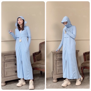 Áo chống nắng dài 2 in1