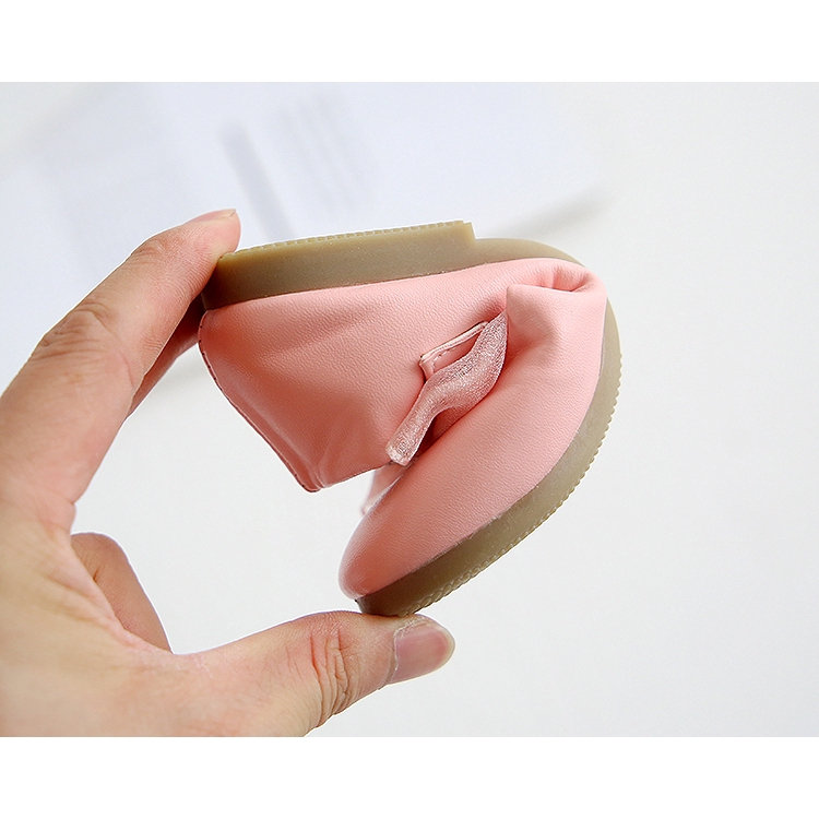 Giày Quai Dán Đính Nơ Cho Bé Gái (2-6 Tuổi)