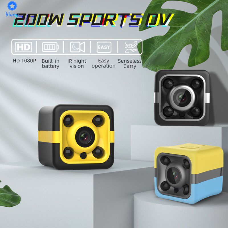 Camera Mini Hd 1080P Nhìn Đêm Camera Không Dây Đầu Ghi Hình Micro Camera Thể Thao Dv Video Siêu Nhỏ Cam Không Dây Cs01