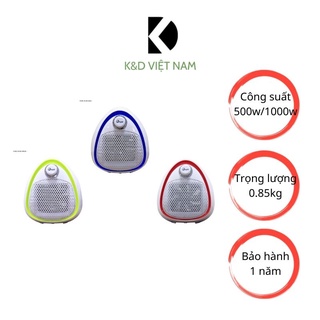 Quạt sưởi gốm Ceramic mini FujiE CH-202 (xanh lá, xanh dương, đỏ)