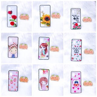 Ốp lưng Samsung A71 hình hoa chibi dễ thương