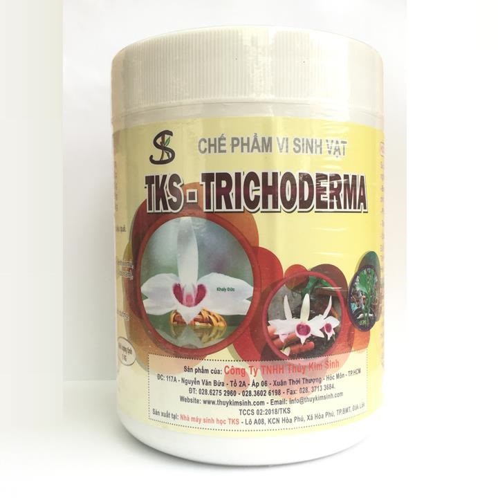 Nấm trichoderma TKS 1kg phòng ngừa các loại nấm bênh cho hoa lan