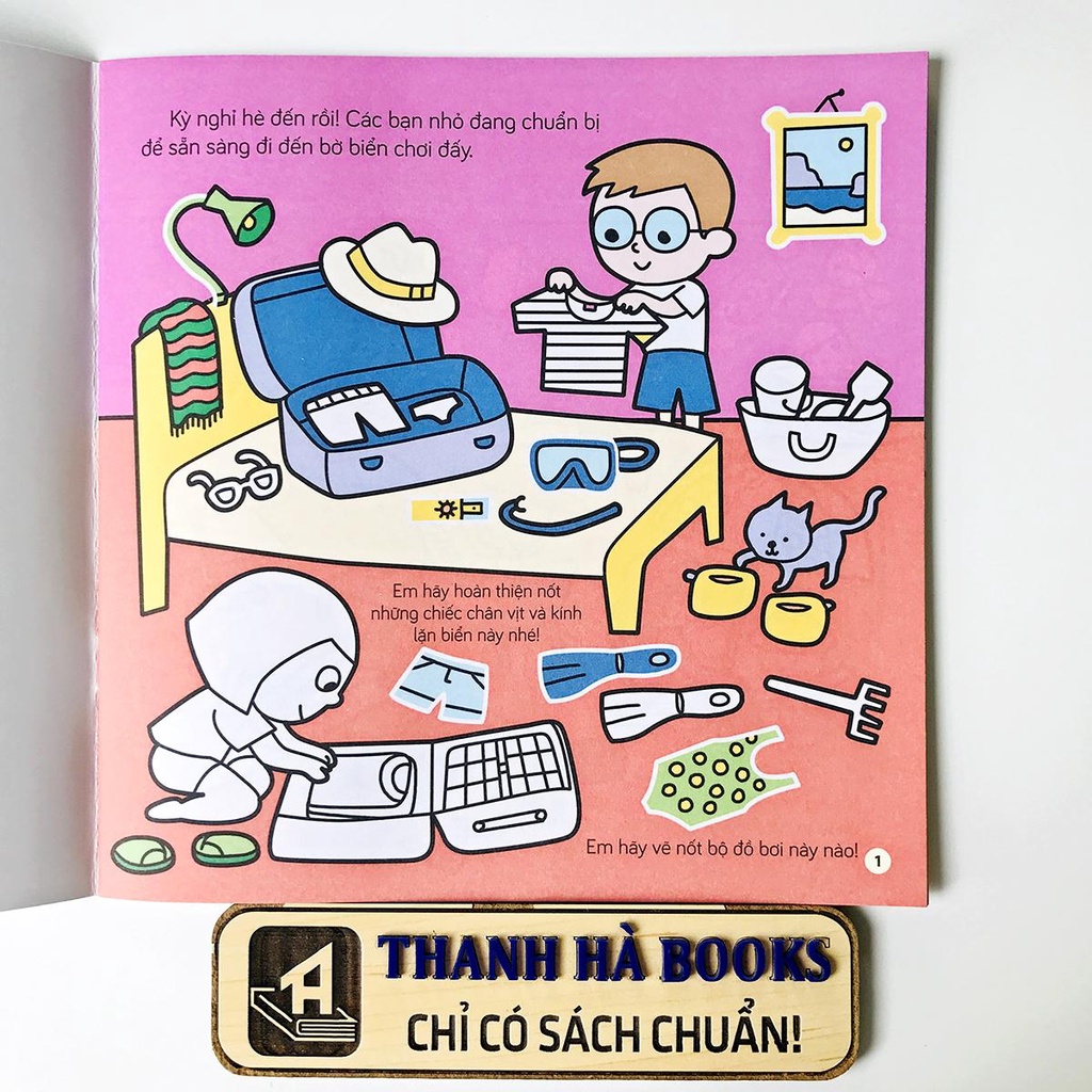 Sách - Tô Màu Khám Phá Thế Giới - Combo 8 quyển (Dành cho trẻ em từ 3-9 tuổi)