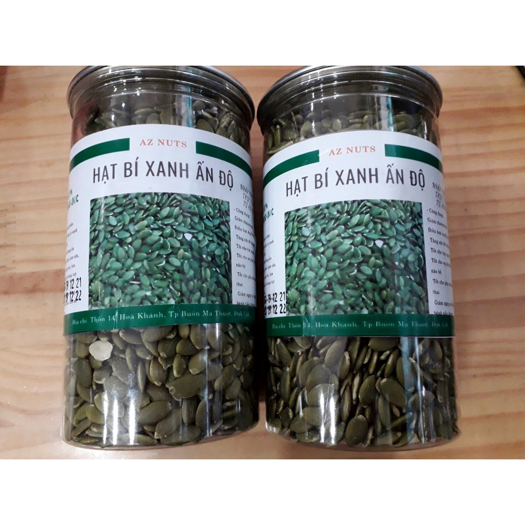 Nhân hạt Bí Xanh Ân Độ sấy giòn