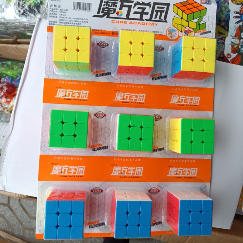 Vỉ 9 cái rubik hàng loại 1 rất trơn mượt