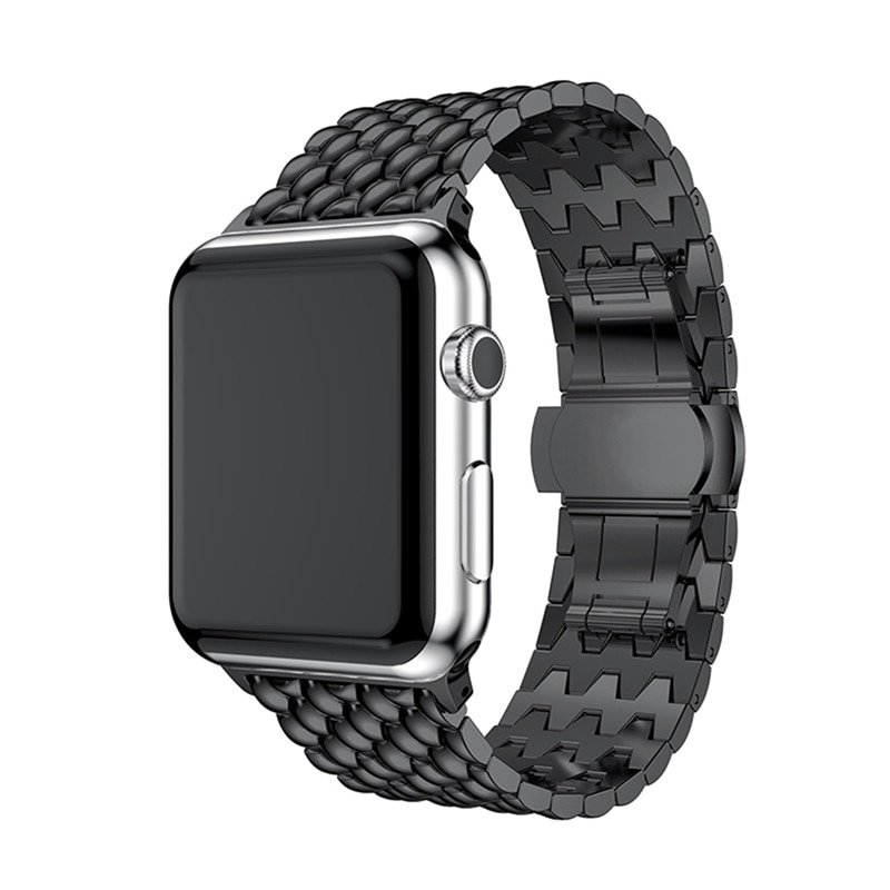 Dây Đeo Thay Thế Bằng Thép Không Gỉ 38mm 42mm 40mm 44mm Cho Apple Watch 5 / 4 / 3 / 2 / 1