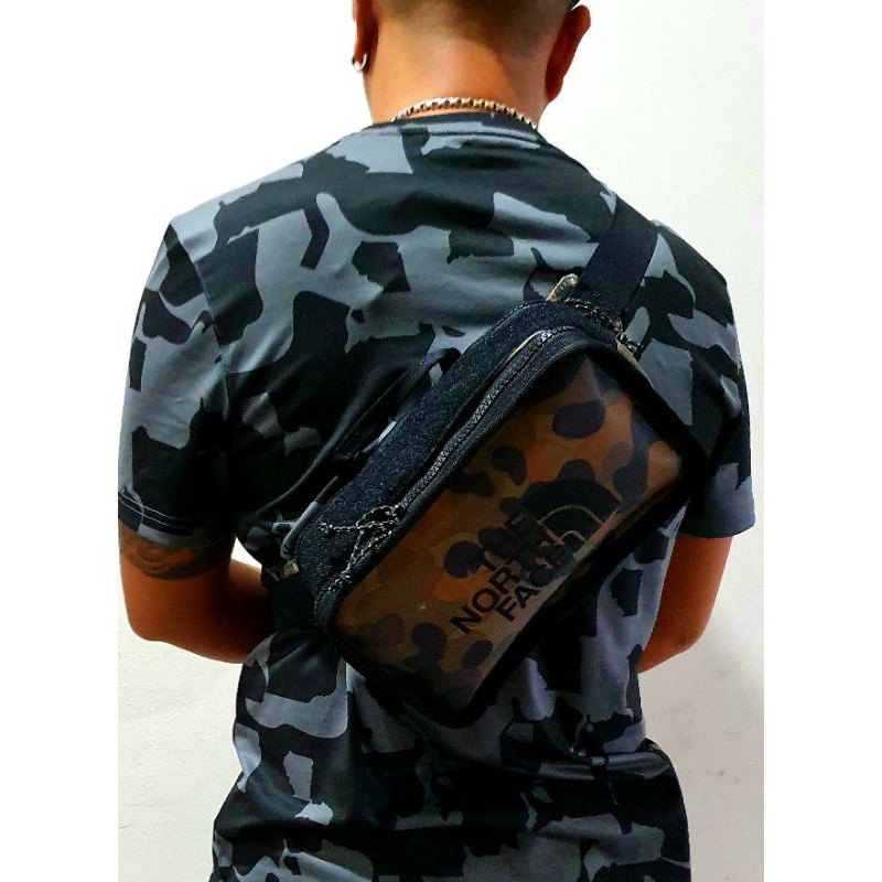 Túi TNF cross body/ bum bag camo đa dụng thời trang chính hãng thanh lý