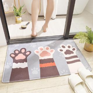 Thảm chùi chân hình chân mèo xinh xắn