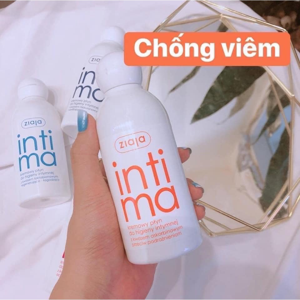 Dung Dịch Vệ Sinh Nam Nữ Intima Ziaja, Chống Vieenn, Ngừa Khuẩn, Bổ Sung Axit Lactobionic