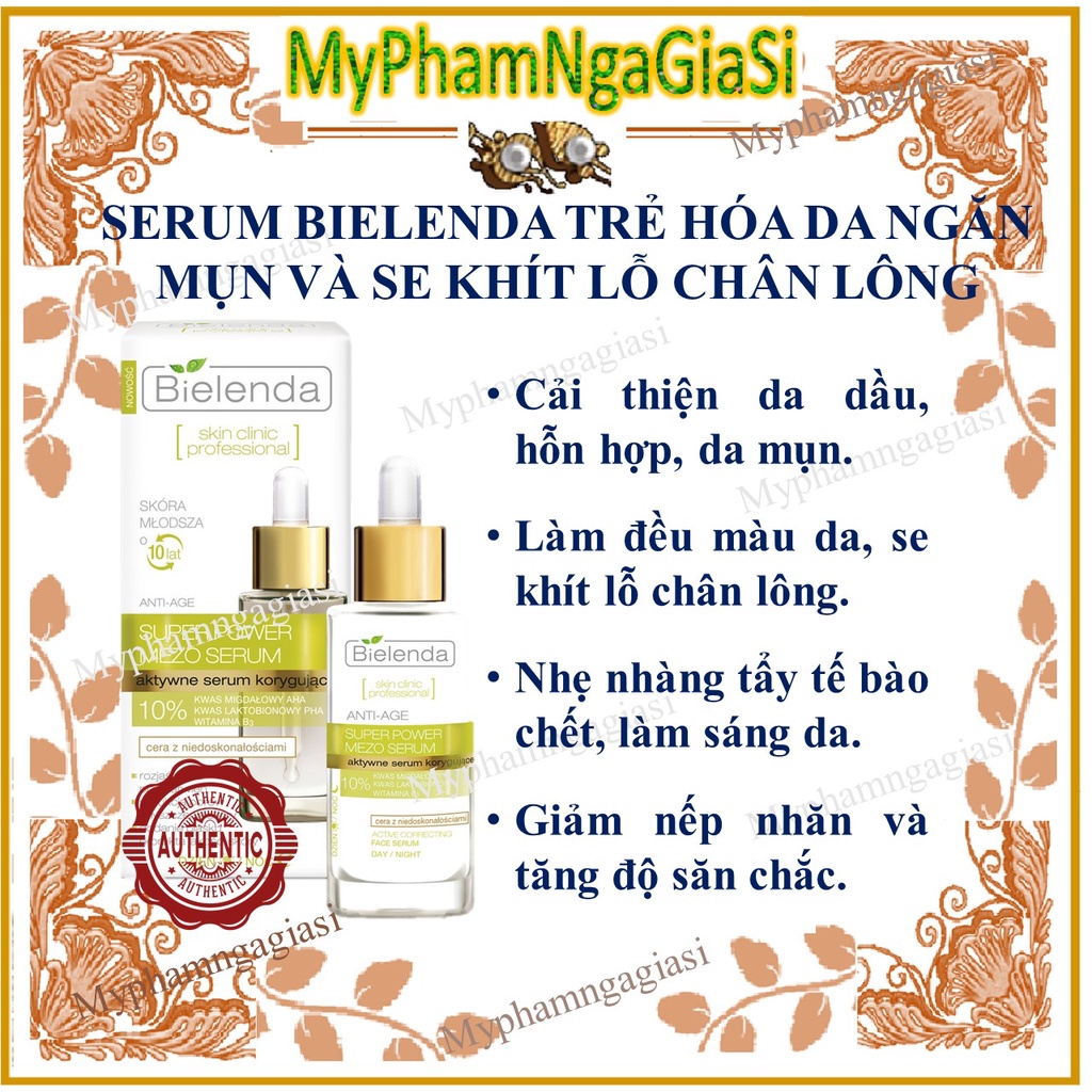 Serum Bielenda, Giải pháp trẻ hóa làn da hoàn hảo.