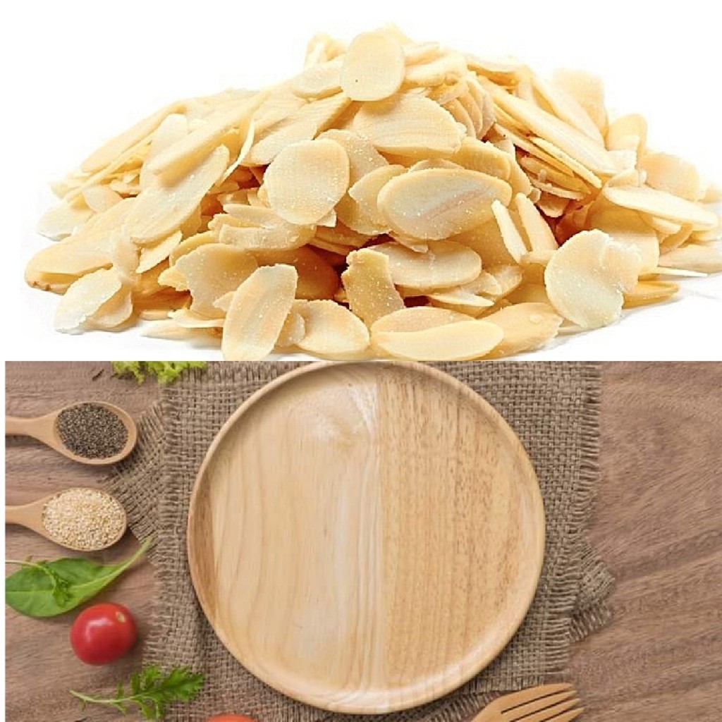 Hạnh nhân lát Mỹ 100g dùng làm bánh, sữa hạt dinh dưỡng